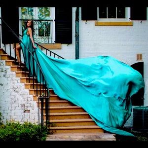 Long, Flowy, Photoshoot Gown